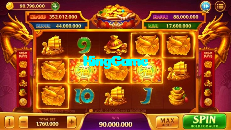 KingGame casino presented on mobile device in Pakistan with slots and live games